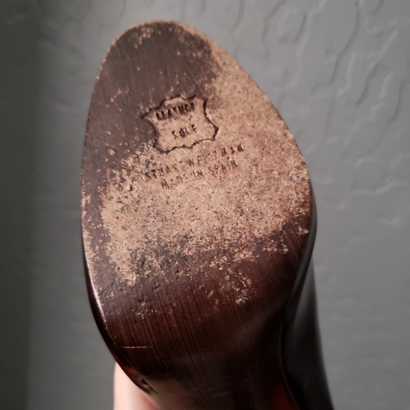 ❌SOLD❌ Stuart Weitzman Tortoise Shell Heels 5.5 - Picture 3 of 4